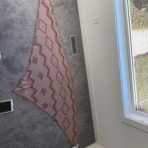 Wilfred, NWT Blanket scarf with fringe.